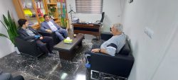 دیدار و گفتگوی حسین شمس اسطوره فوتسال ایران با دکتر جرجانی